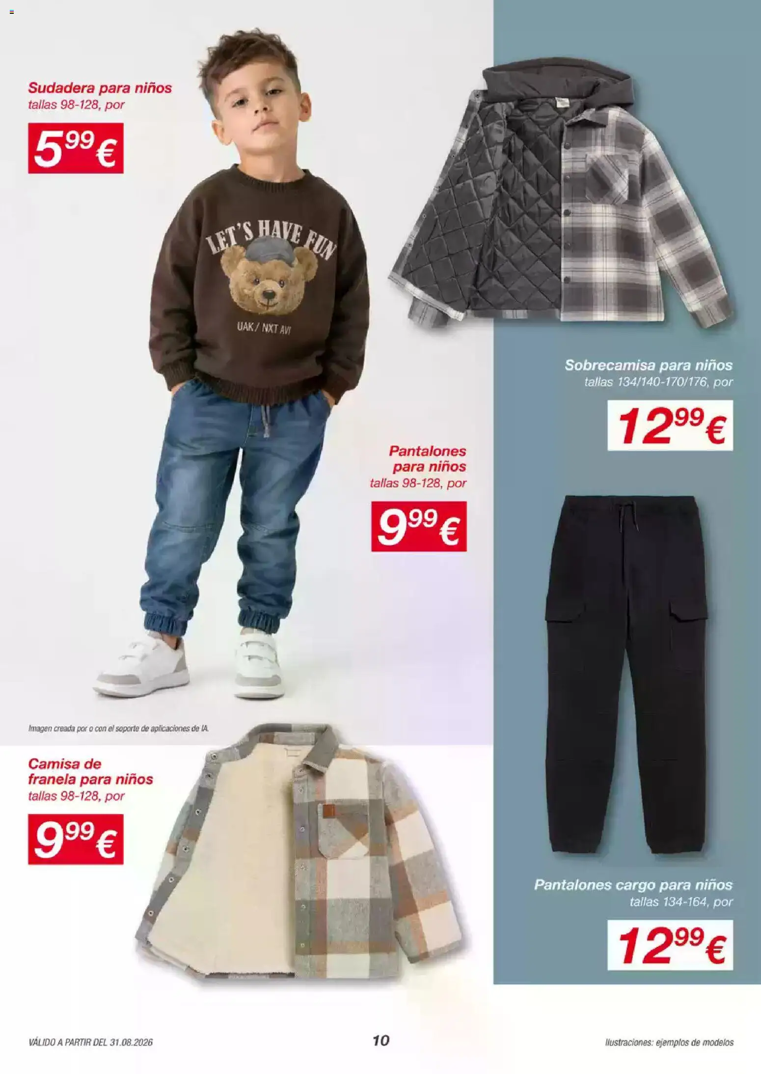 KIK folleto │ válido desde el 01/09/2026 | Página: 10 | Productos: Camisa, Sudadera, Pantalones