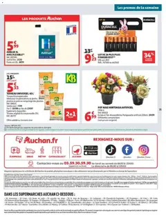 Auchan - Prévisualisation de TERREAU UNIVERSEL 40 L, Terreau Eco responsable Idéal pour les plantations ou jardin, plantes en pots ou rempotage des plantes. valide à partir de 29/09/2026 | Page: 35