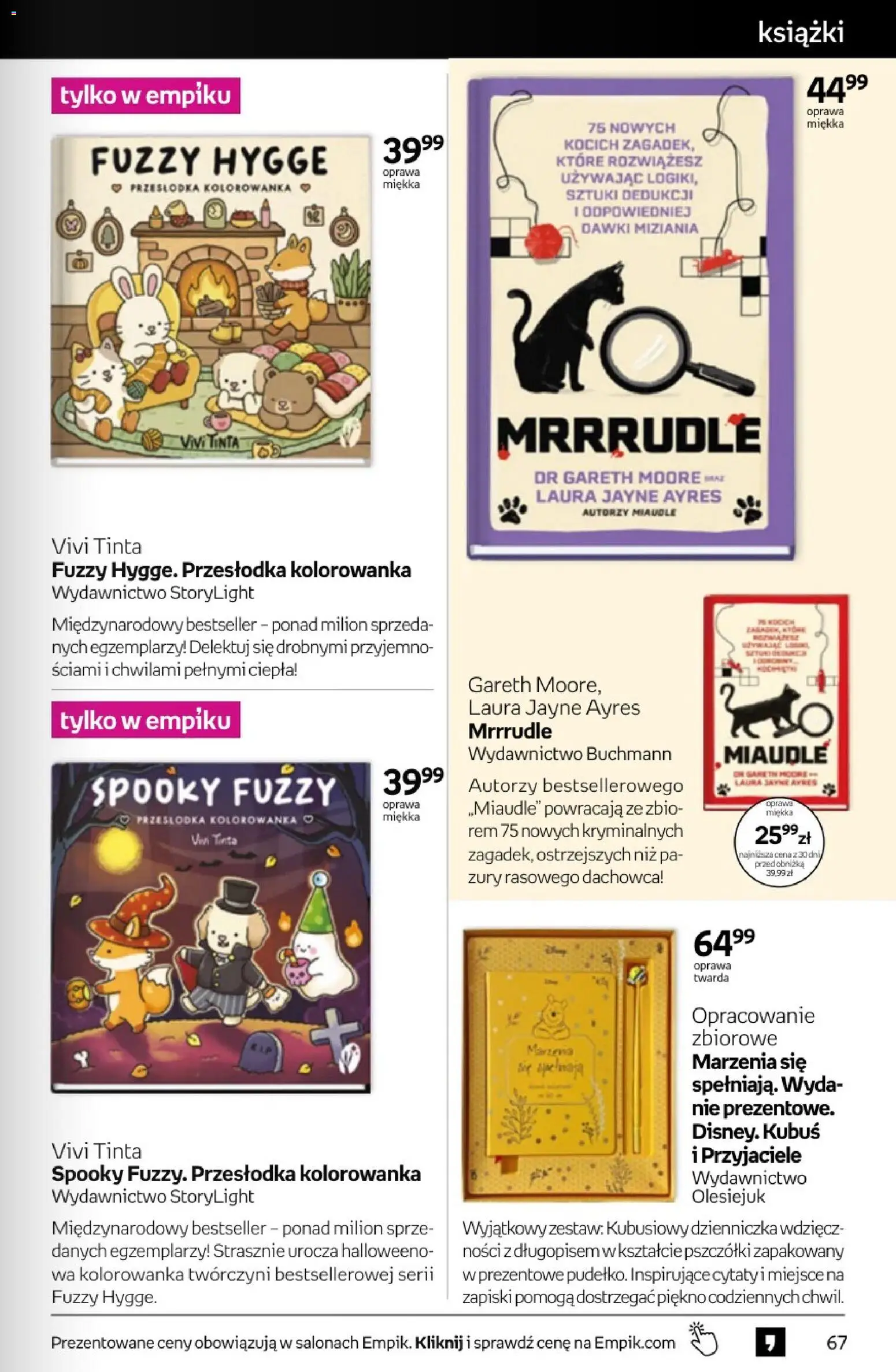 Empik Black Weeks od 28.10.2026 | Strona: 67 | Produkty: Kubuś, Książki