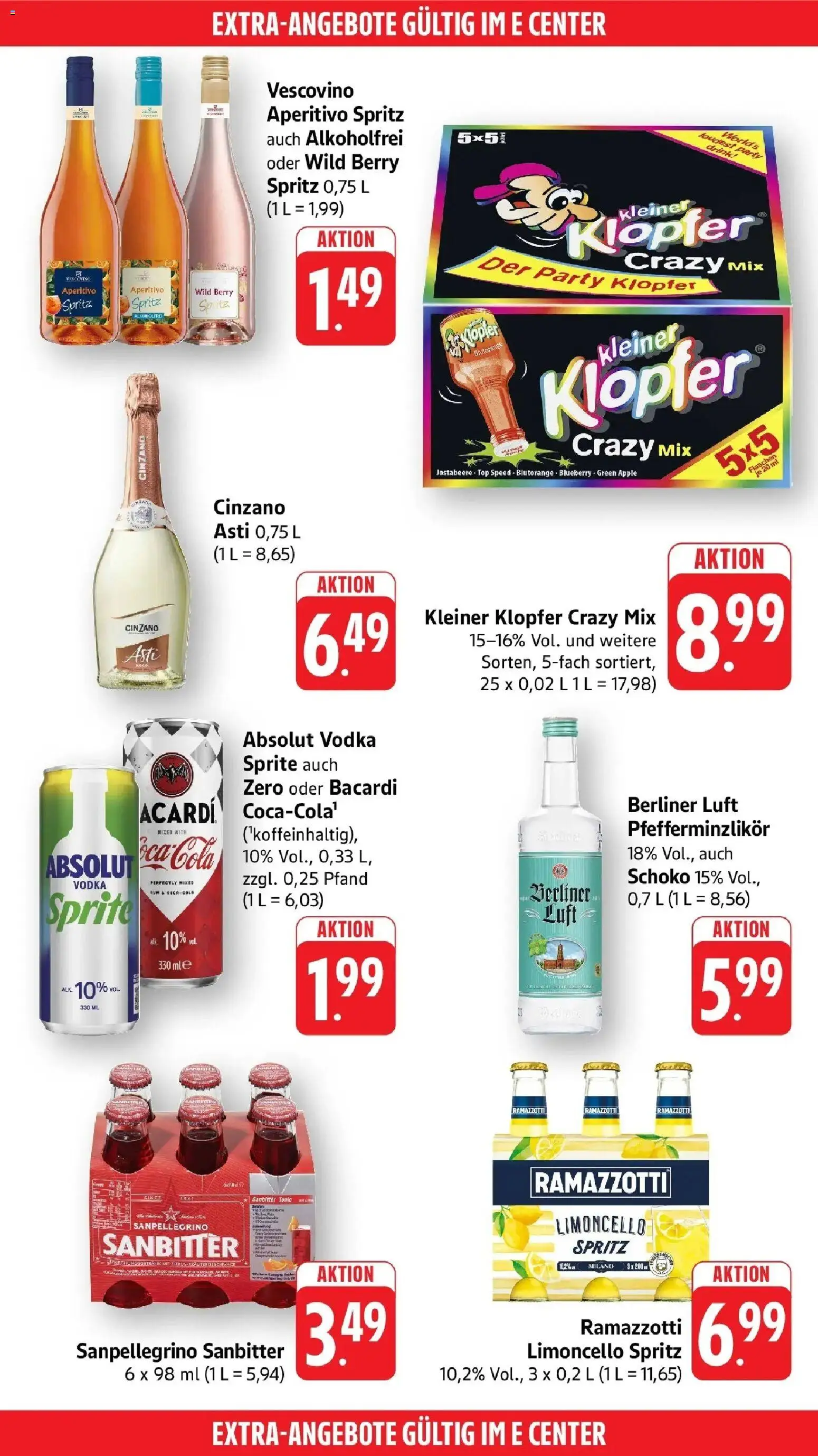 Edeka Prospekt Trier – gültig ab 08.06.2026 | Seite: 54 | Produkte: Bacardi, Sprite, Cola, Apple