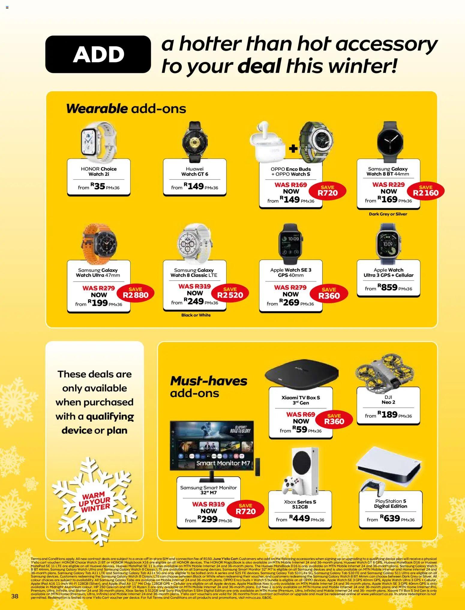 New MTN catalogue – valid from 08.06.2026 | Page: 38 | Products: Monitor, Playstation, Xbox, Box