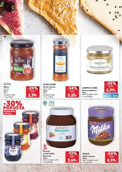 Namaz od lješnjaka Nussano, Nuss-Nougat-Creme Nussano mit 13% Haselnüssen - Pregled kataloga iz trgovine Kaufland, vrijedi od 21.10.2026 | Stranica: 5