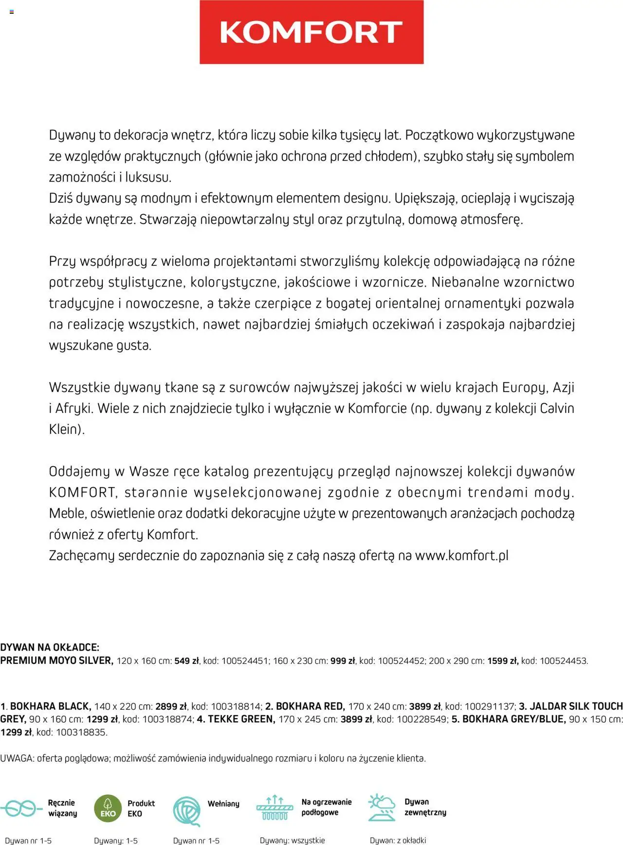 Komfort Gazetka - Katalog Dywanów od 15.10.2025 | Strona: 3 | Produkty: Dywan, Dywany