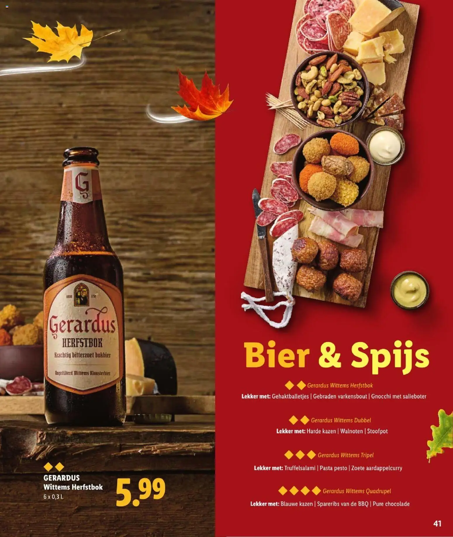 {H1} | Pagina: 41 | Producten: Chocolade, Bier, Pasta, Walnoten