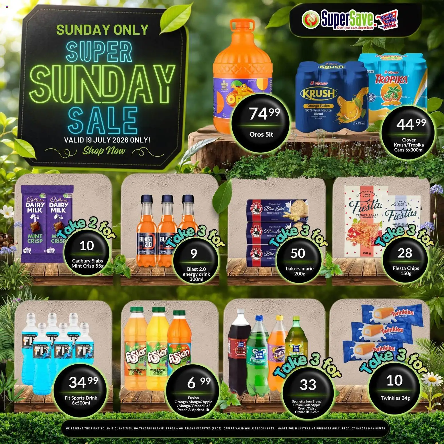 New Super Save catalogue – valid from 19/07/2026 | Page: 5 | Products: Iron, Milk, Fruit, Mango