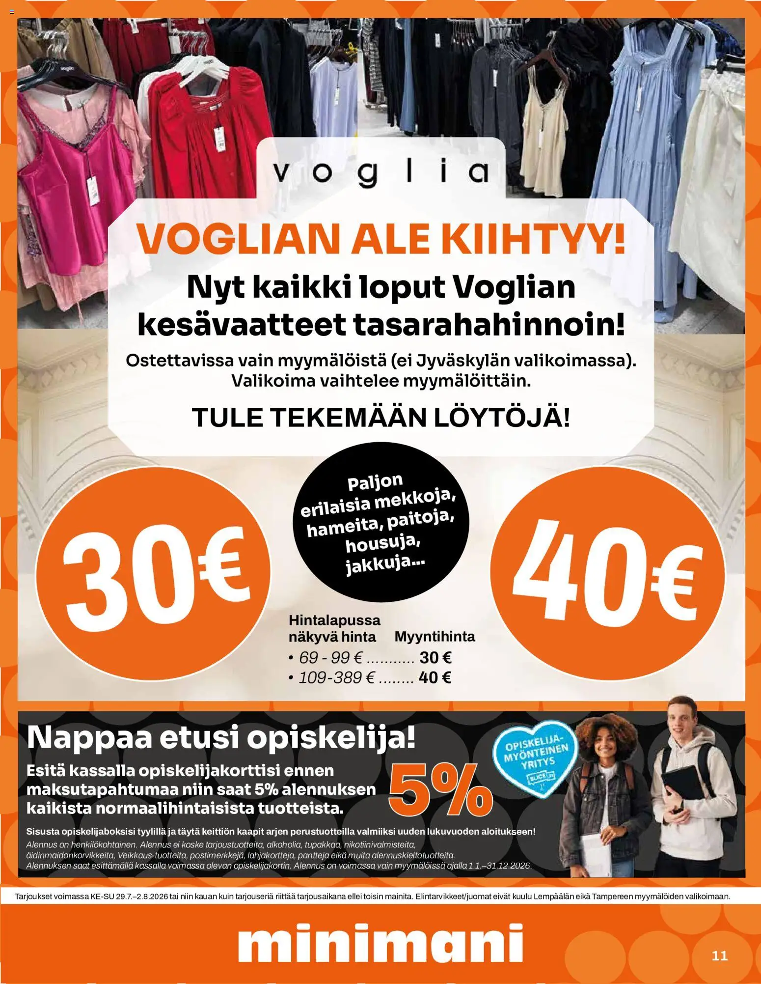 Minimani tarjoukset – voimassa 29/07/2026 alkaen | Sivu: 11