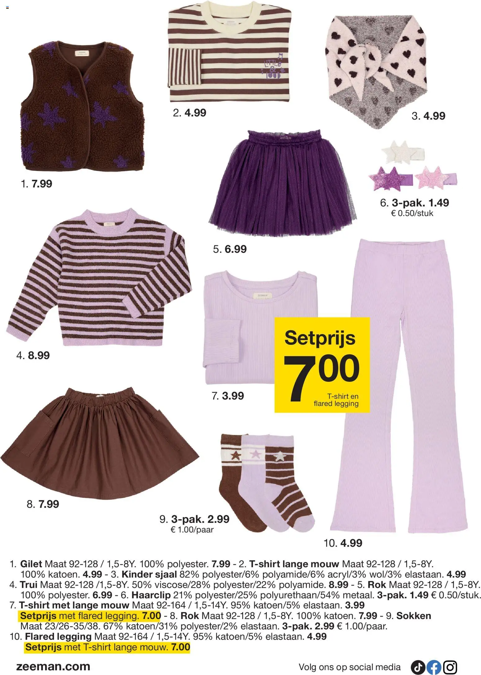 {H1} | Pagina: 12 | Producten: Sokken, Legging, Haarclip, Trui