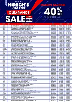 Hirsch's specials catalogue – valid from 20.06.2026