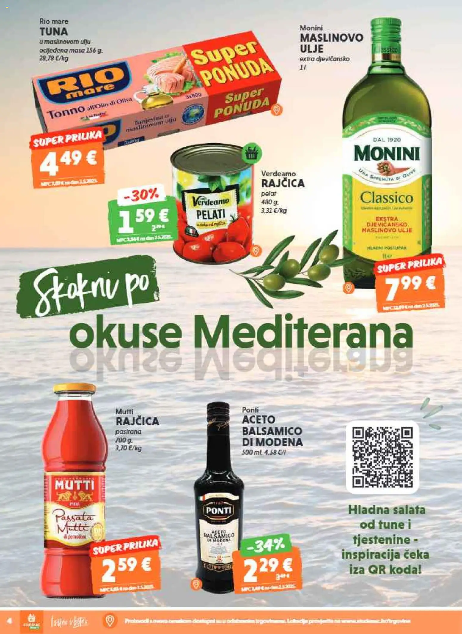 Studenac katalog | vrijedi od 01.07.2026 | Stranica: 4 | Proizvodi: Rio Mare, Ulje, Salata, Rajčica