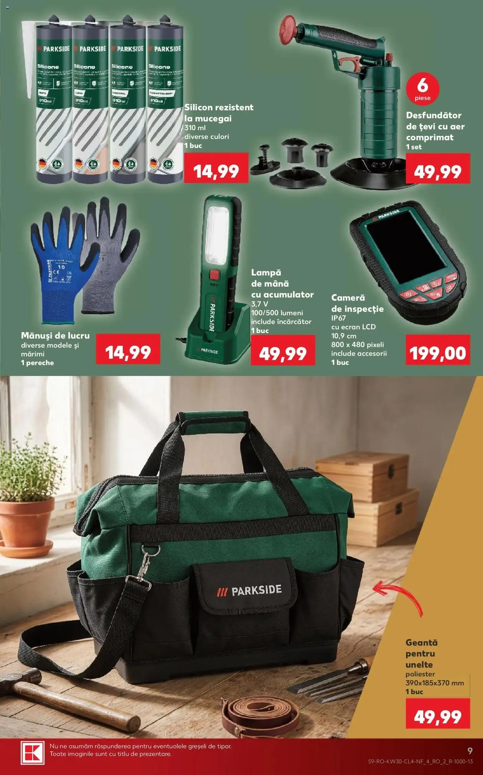 Noul catalog Kaufland – valabil de la 22.07.2026 | Pagină: 9 | Produse: Încărcător, Cameră, Geantă, Lampă