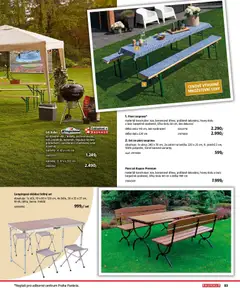 Náhled letáku Bauhaus katalog Záhradní nábytek od 08.04.2026 | Strana: 83 | Produkty: Dřevěné uhlí, Gril, Ubrus