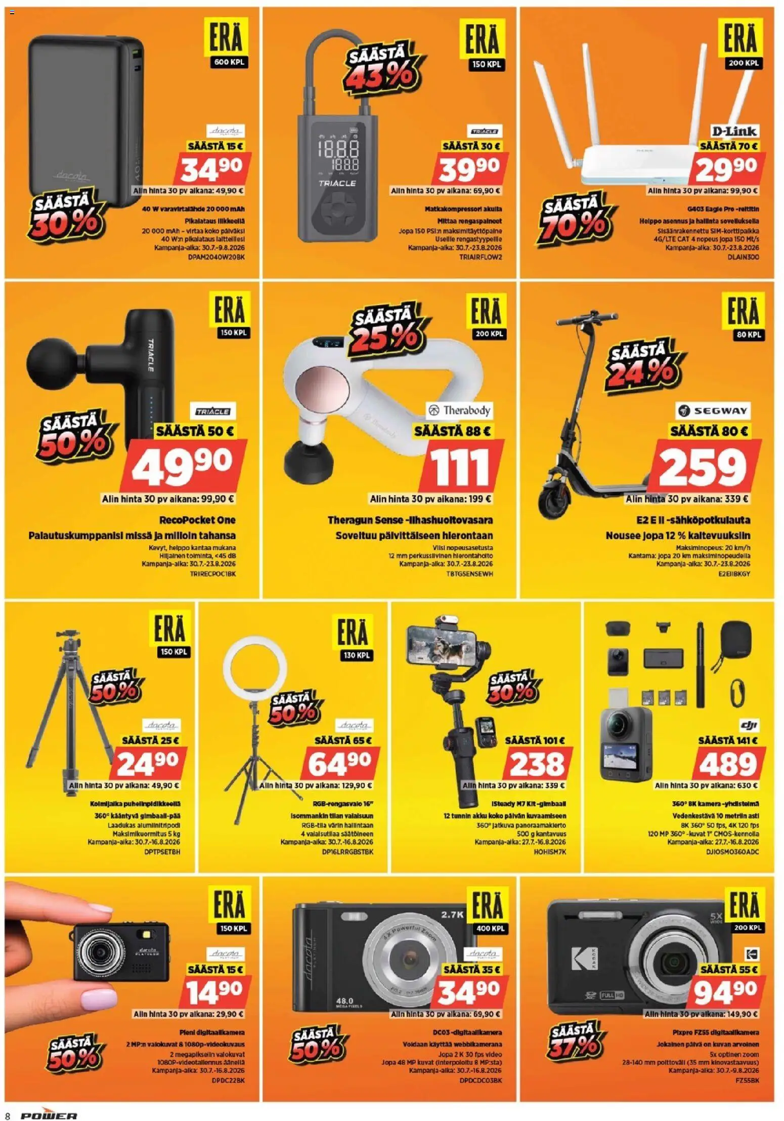 Power tarjoukset – voimassa 29/07/2026 alkaen | Sivu: 8