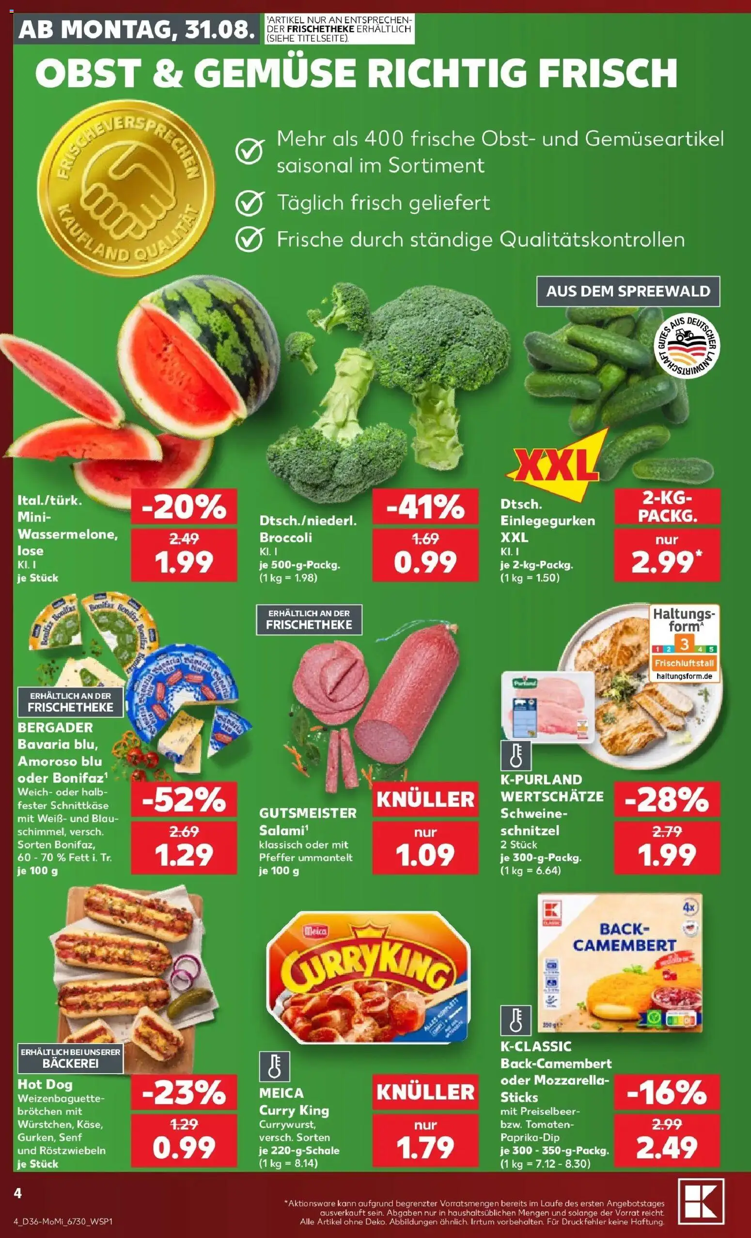 Prospekt Kaufland ab 31.08.2026 » Angebote Online zum Blättern | Seite: 4