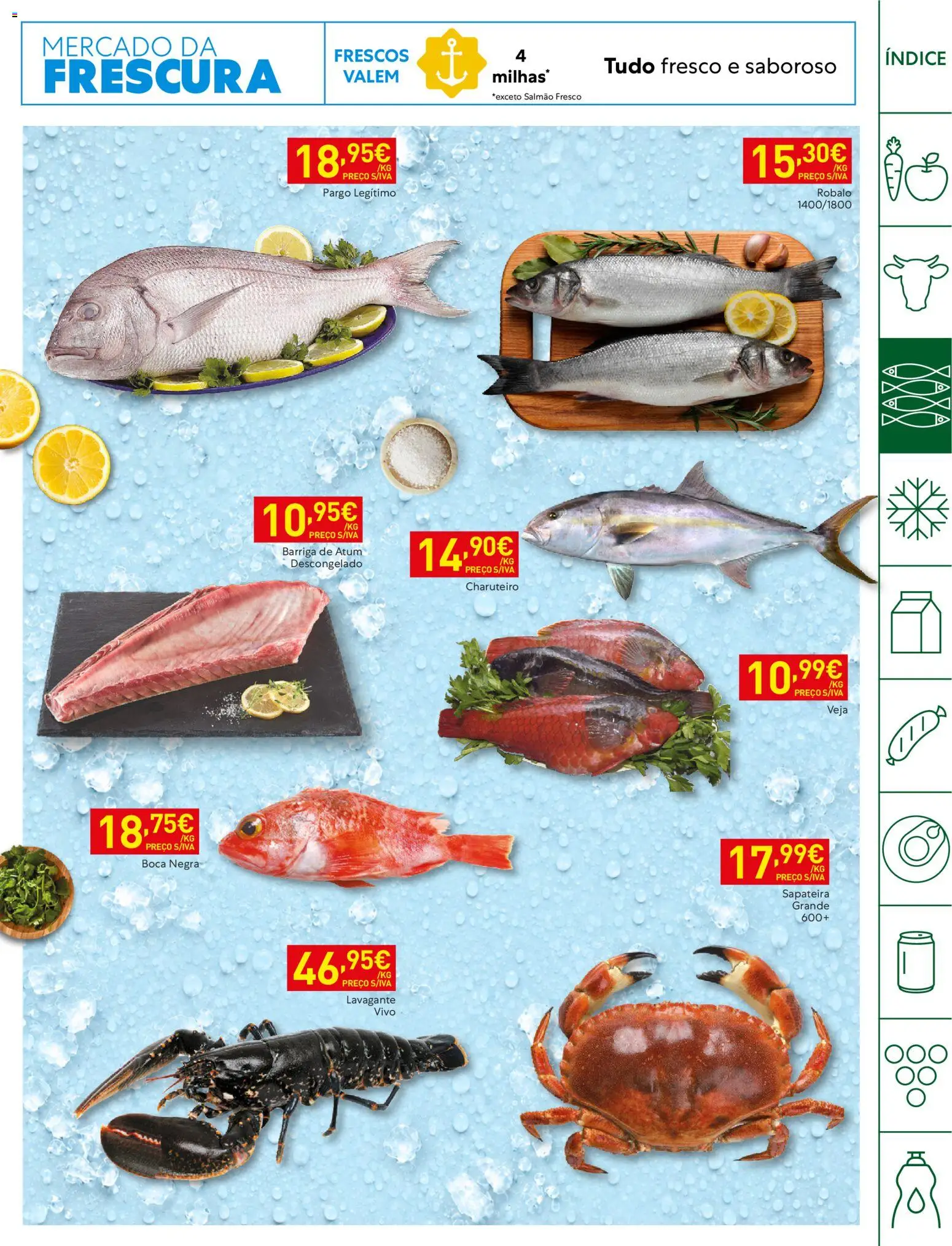 Recheio Horeca Madeira │ válido de 29/09/2026 | Página: 7 | Produtos: Atum, Salmão, Sapateira, Salmão fresco