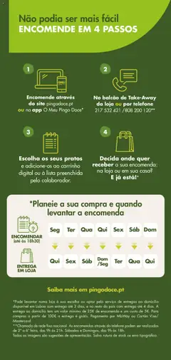 Pré-visualização Pingo Doce - Catálogo-Menu do Chef válido de 21/02/2025 | Página: 6 | Produtos: Telefone, Pratos