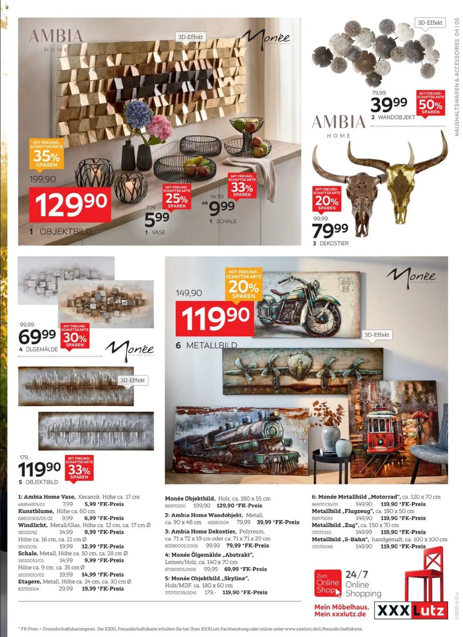 XXXLutz Restaurantgutscheine – gültig ab 09.05.2026 | Seite: 9 | Produkte: Vase