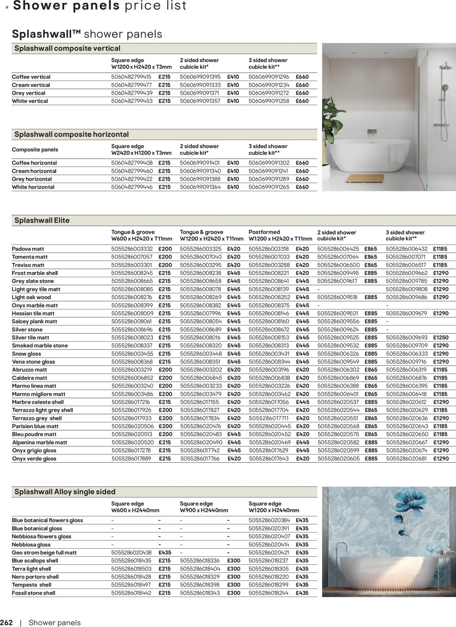 {H1} | Page: 263 | Products: Shower, Coffee, Cream, Flowers