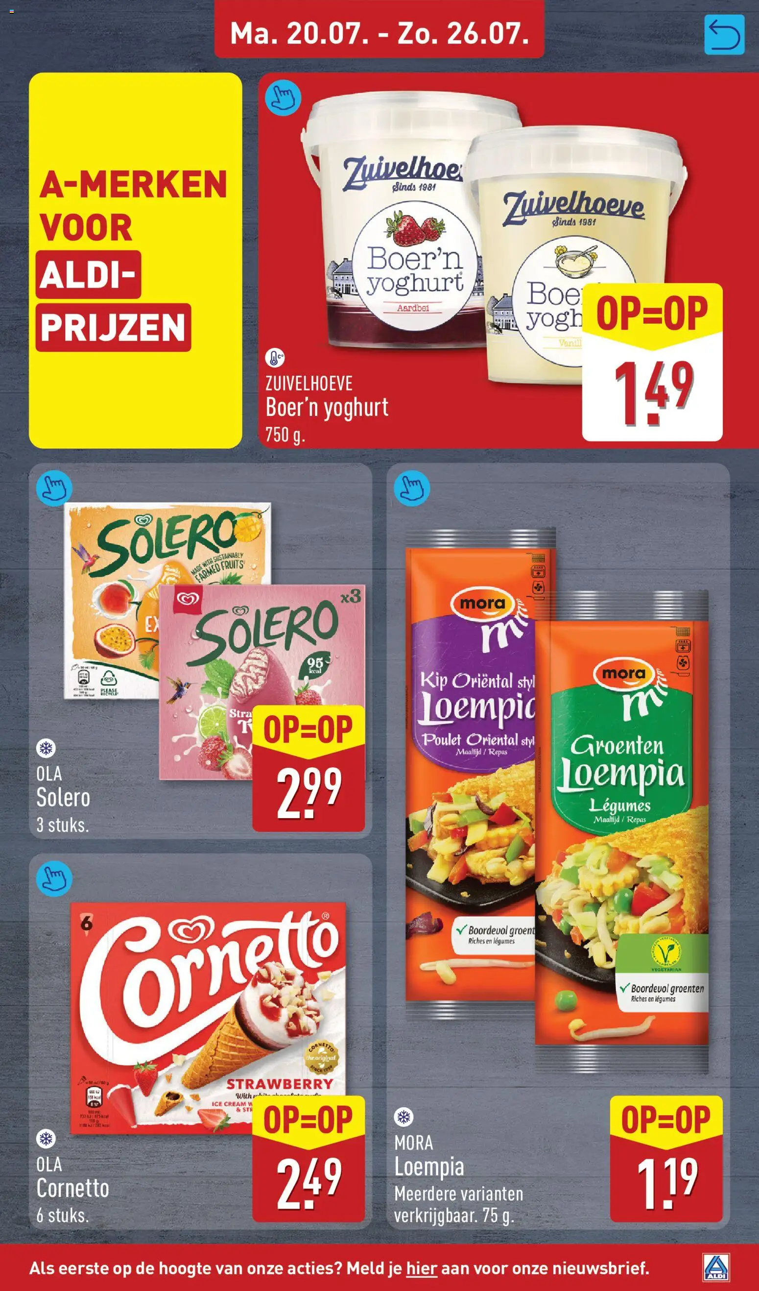 {H1} | Pagina: 19 | Producten: Yoghurt, Kip, Groenten, Aardbei