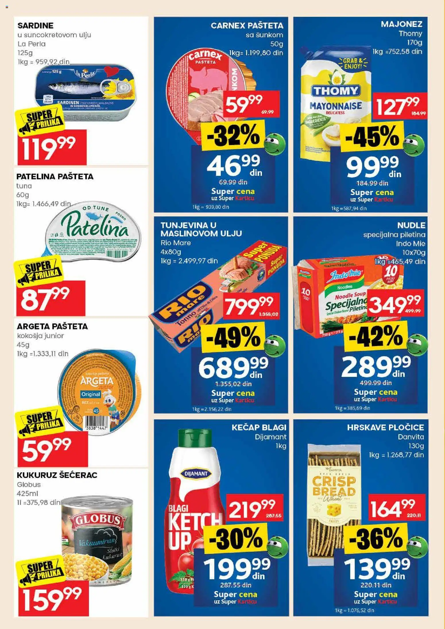 Roda katalog - važi od 30.07.2026 | Strana: 20 | Proizvode: Majonez, Kečap, Kukuruz, Piletina