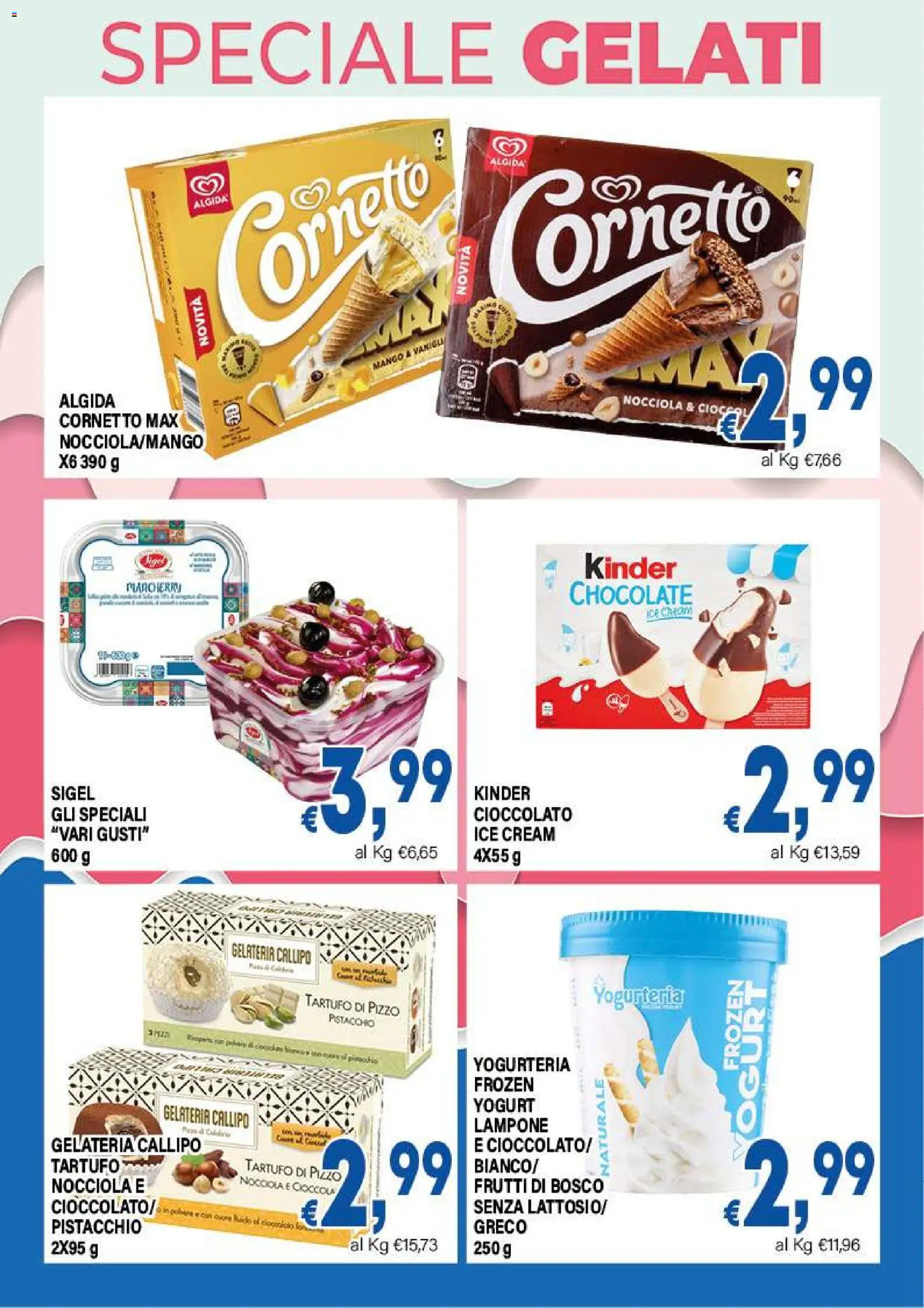 Volantino DEM del 01/08/2026 | Pagina: 7 | Prodotti: Tartufo, Cioccolato, Cornetto, Mango