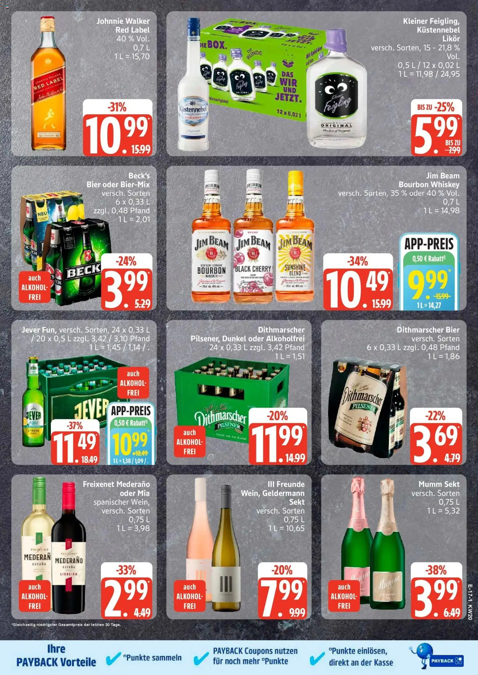 Marktkauf Prospekt Mölln	 – gültig ab 10.05.2026 | Seite: 17 | Produkte: Jim beam, Jever, Whiskey, Johnnie walker