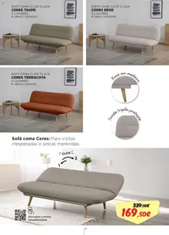 Pré-visualização Espaço Casa - Catálogo Kaliási - Sofás Camas válido de 21.07.2025 | Página: 9 | Produtos: Base, Cama, Sofá