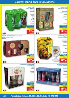 Vrutak Pivski katalog - Pregled kataloga iz trgovine Vrutak, vrijedi od 01.06.2026 | Stranica: 42 | Proizvodi: Pivo, Laško