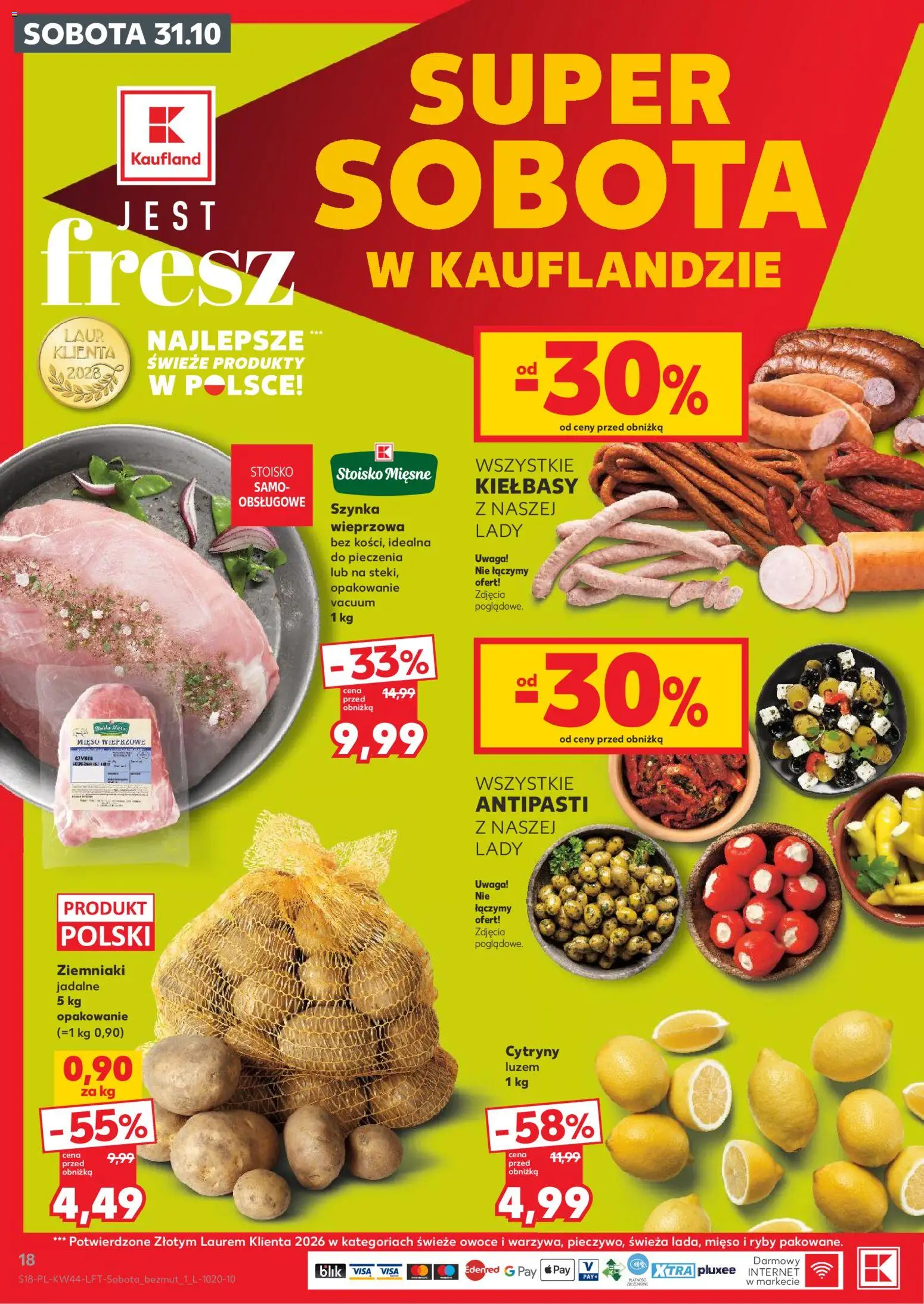 Kaufland Polsko leták od 29.10.2026 | Strana: 18 | Produkty: Ryby