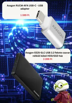 Best Byte akciós újság - amely érvényes a következő dátumtól: 2026.09.15. | Oldal: 5 | Termékek: Adapter, USB, Csavar