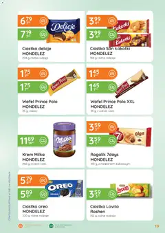 Pogląd oferty "Eurocash gazetka - Oferta Handlowa" - ważna od 04.05.2026 | Strona: 19 | Produkty: Prince polo xxl, Brownie, Ciastka, Krem