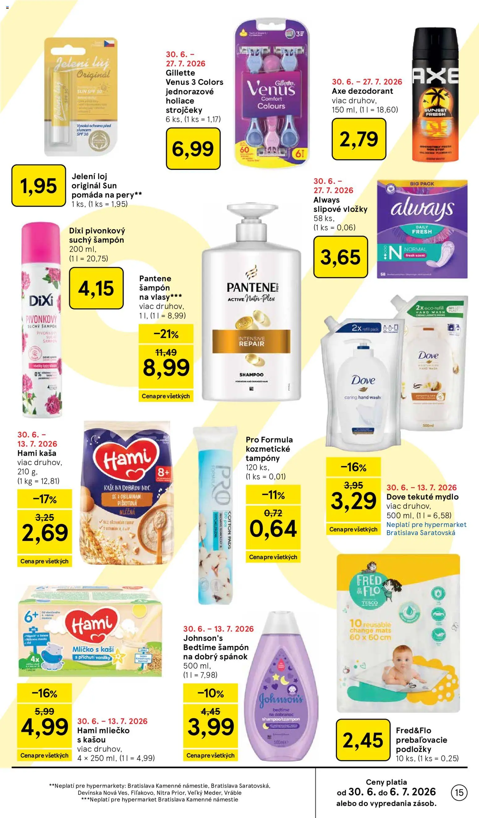 Nové Tesco akcie – leták je platný od 01.07.2026 | Strana: 15