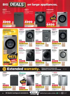 HiFi Corp specials catalogue – valid from 05/08/2026 | Page: 4 | Products: Cover, Dryer, Dishwasher