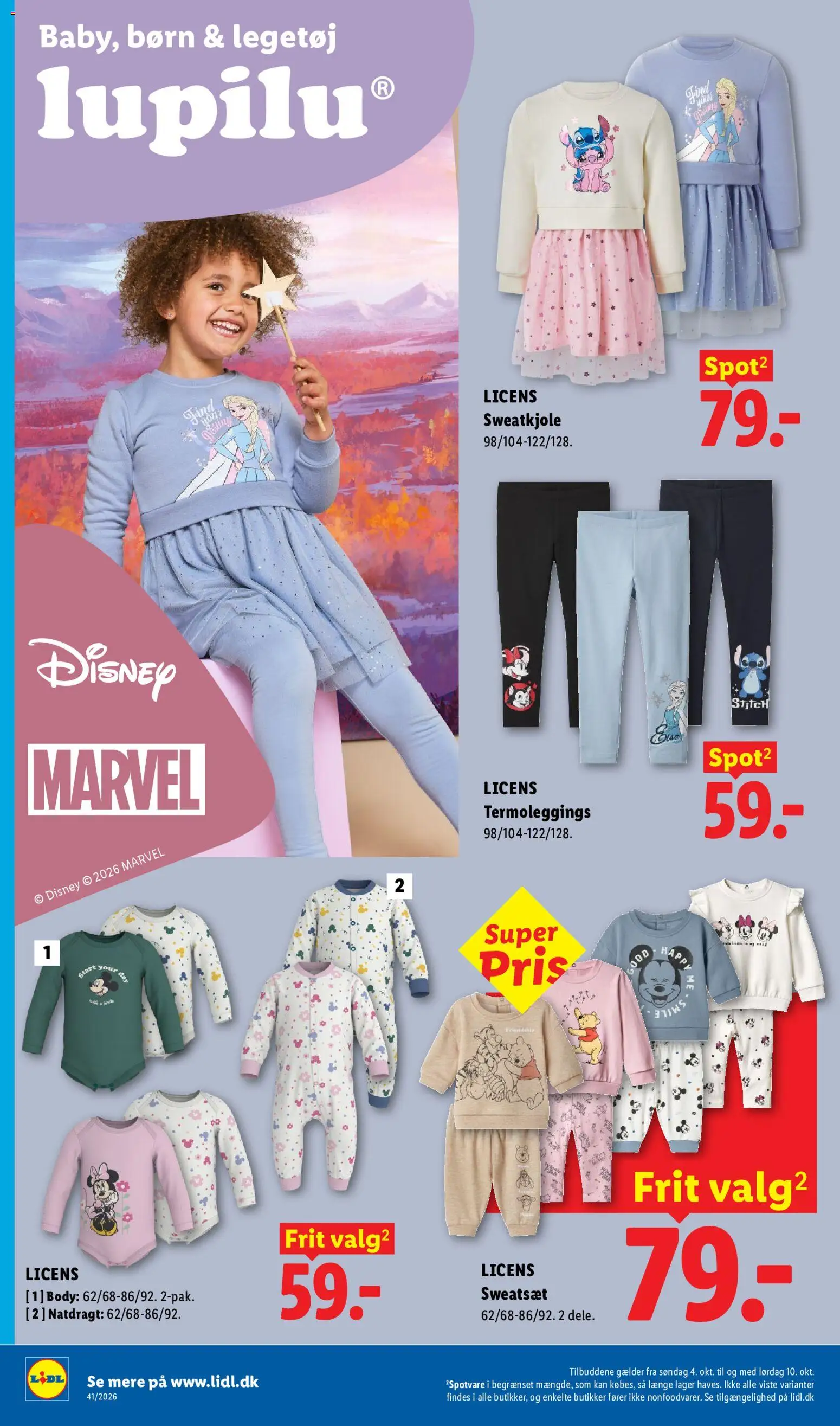 Lidl tilbudsavis – gyldig fra 04/10/2026 | Side: 8 | Produkter: Leggings, Søm