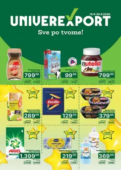 Univerexport katalog - pregled Univerexport kataloga - važi od 16.09.2026