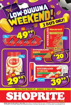 Shoprite specials catalogue – valid from 29.05.2026