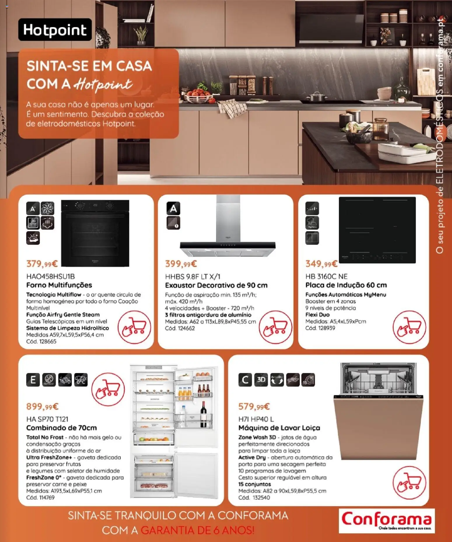Conforama folheto │ válido de 16.04.2026 | Página: 103 | Produtos: Agua, Forno, Máquina de lavar, Peixe