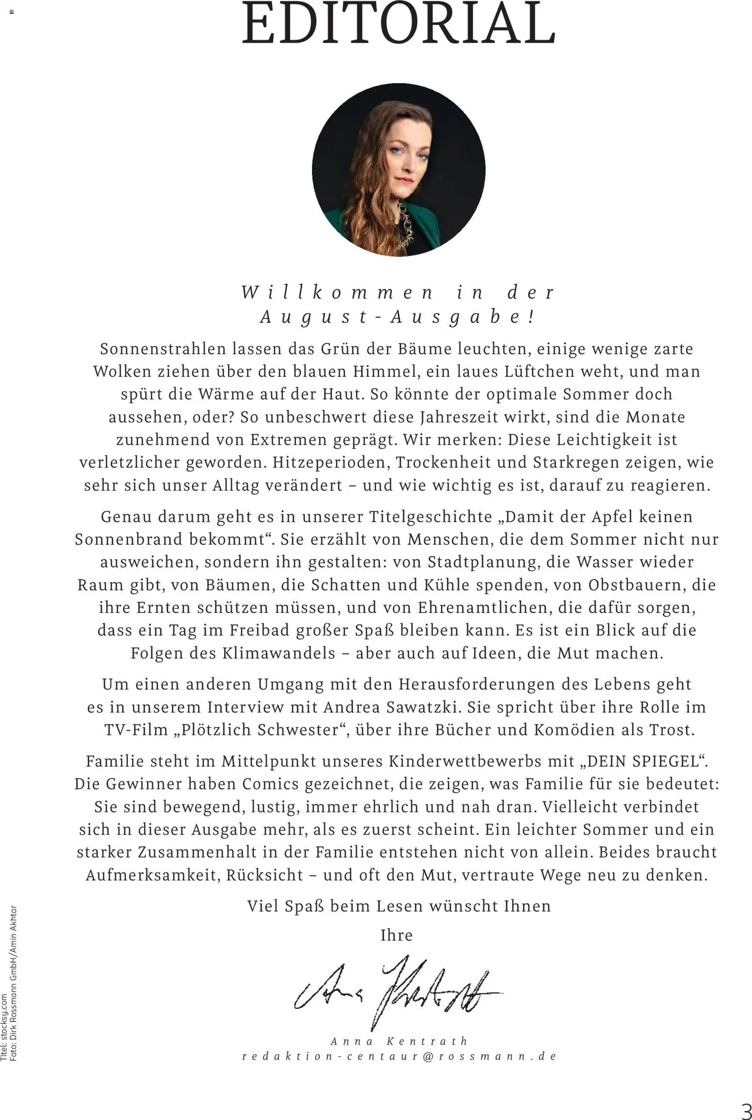 Rossmann Centaur – gültig ab 01.08.2026 | Seite: 3 | Produkte: Äpfel, Wasser
