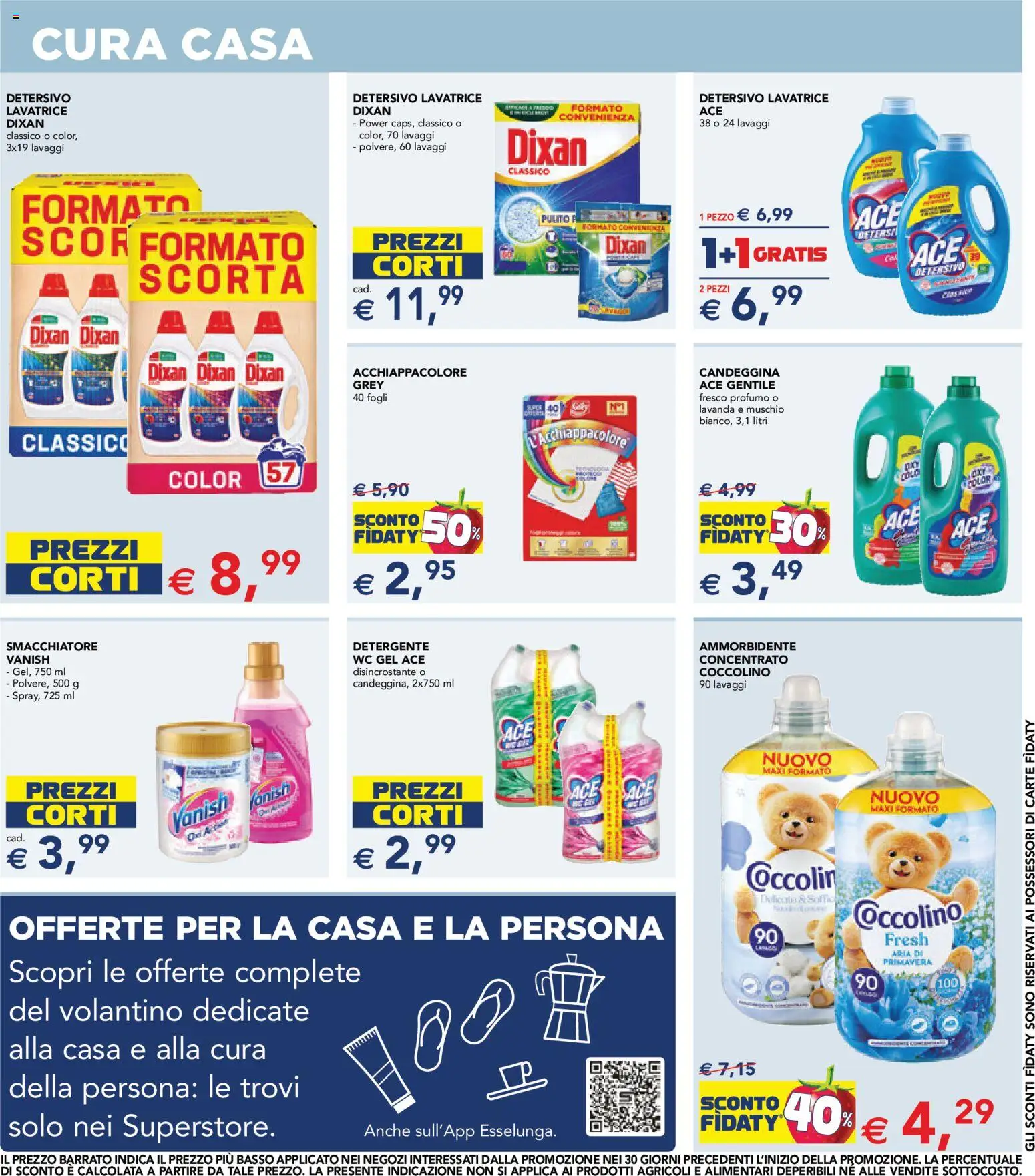 Volantino Esselunga S del 02/07/2026 | Pagina: 16 | Prodotti: Smacchiatore, Detergente, Lavatrice, Profumo