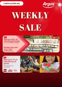 Preview of Argos catalogue valid from 28/07/2026