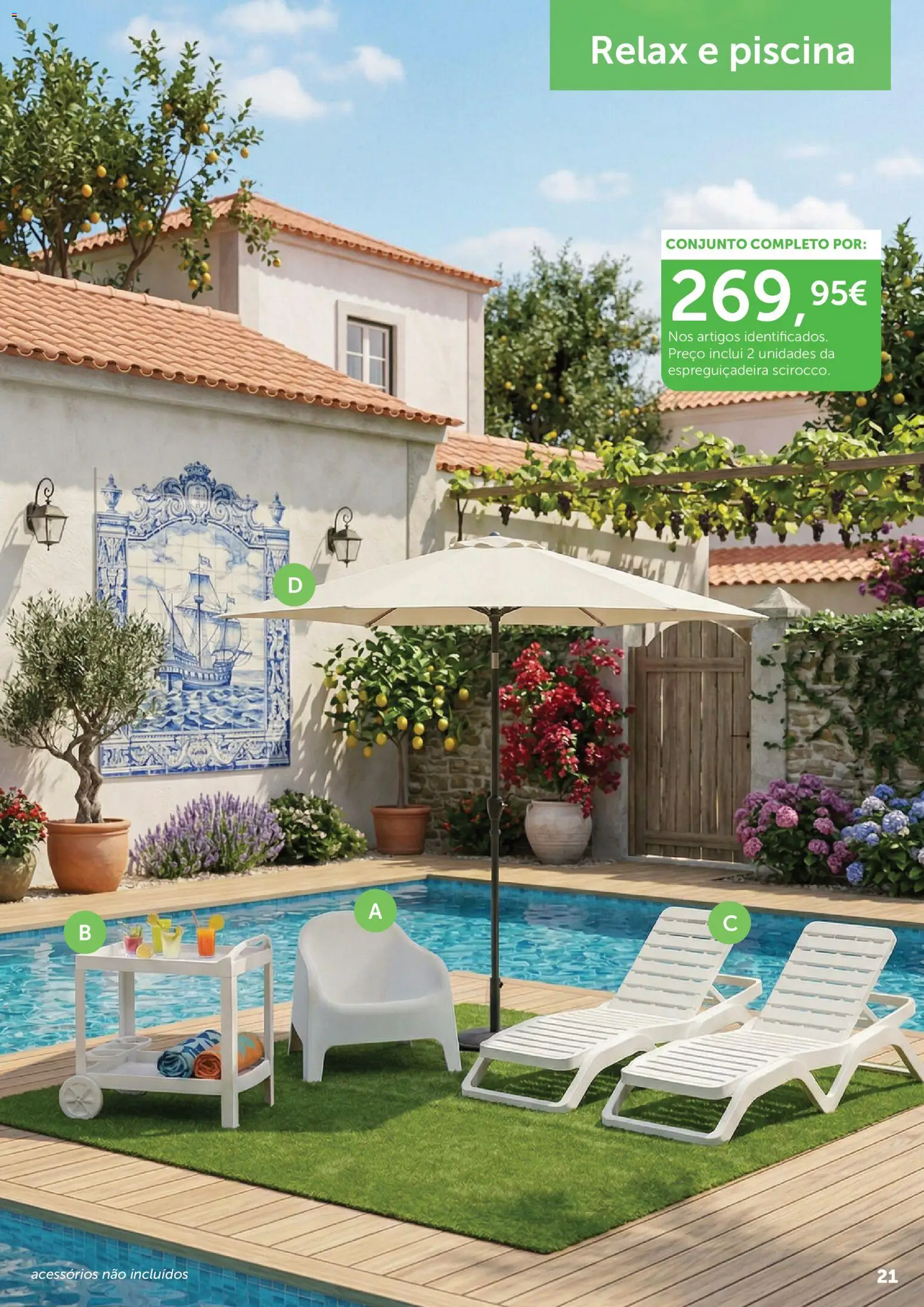 Agriloja folheto │ válido de 30.04.2026 | Página: 21 | Produtos: Piscina, Espreguiçadeira