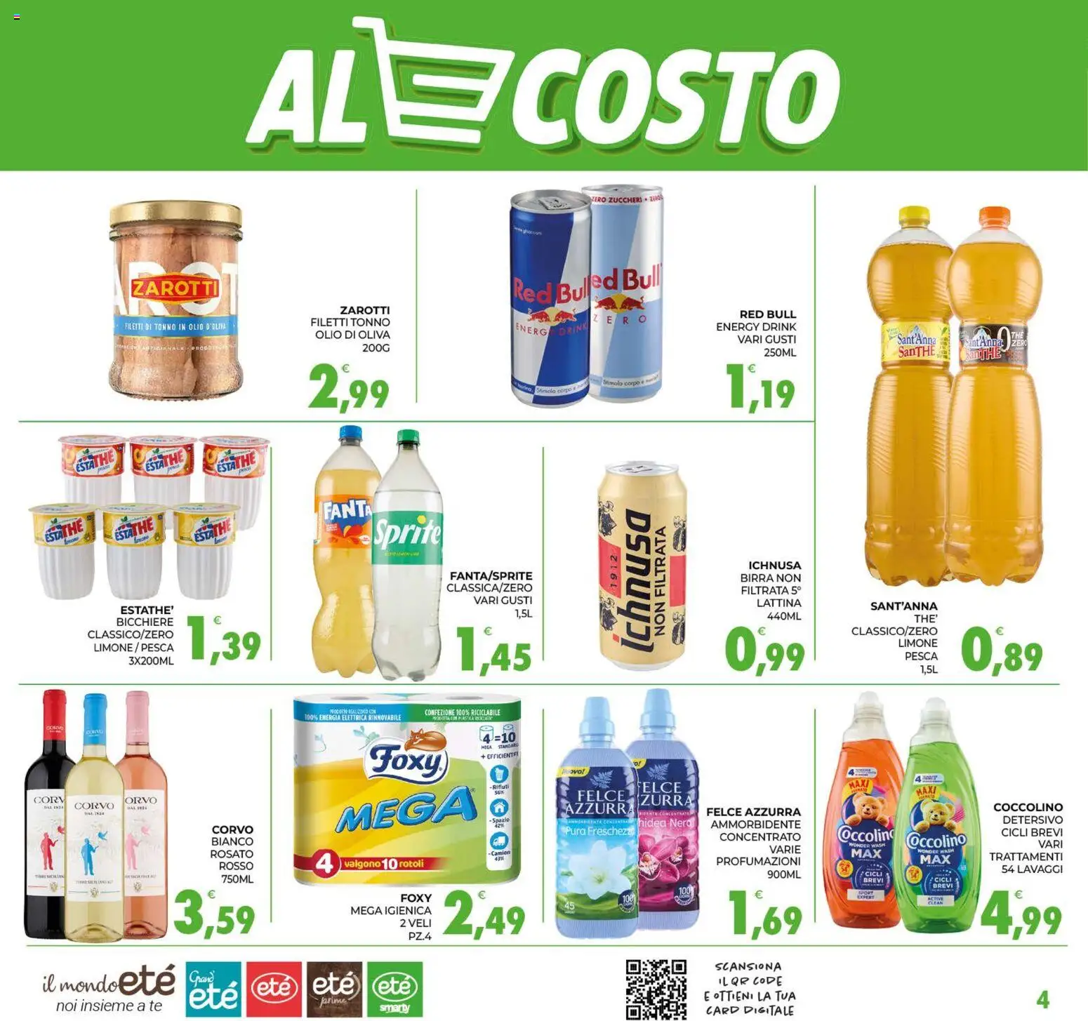 Volantino Eté del 22/09/2026 | Pagina: 4 | Prodotti: Birra, Tè, Limone, Olio d'oliva