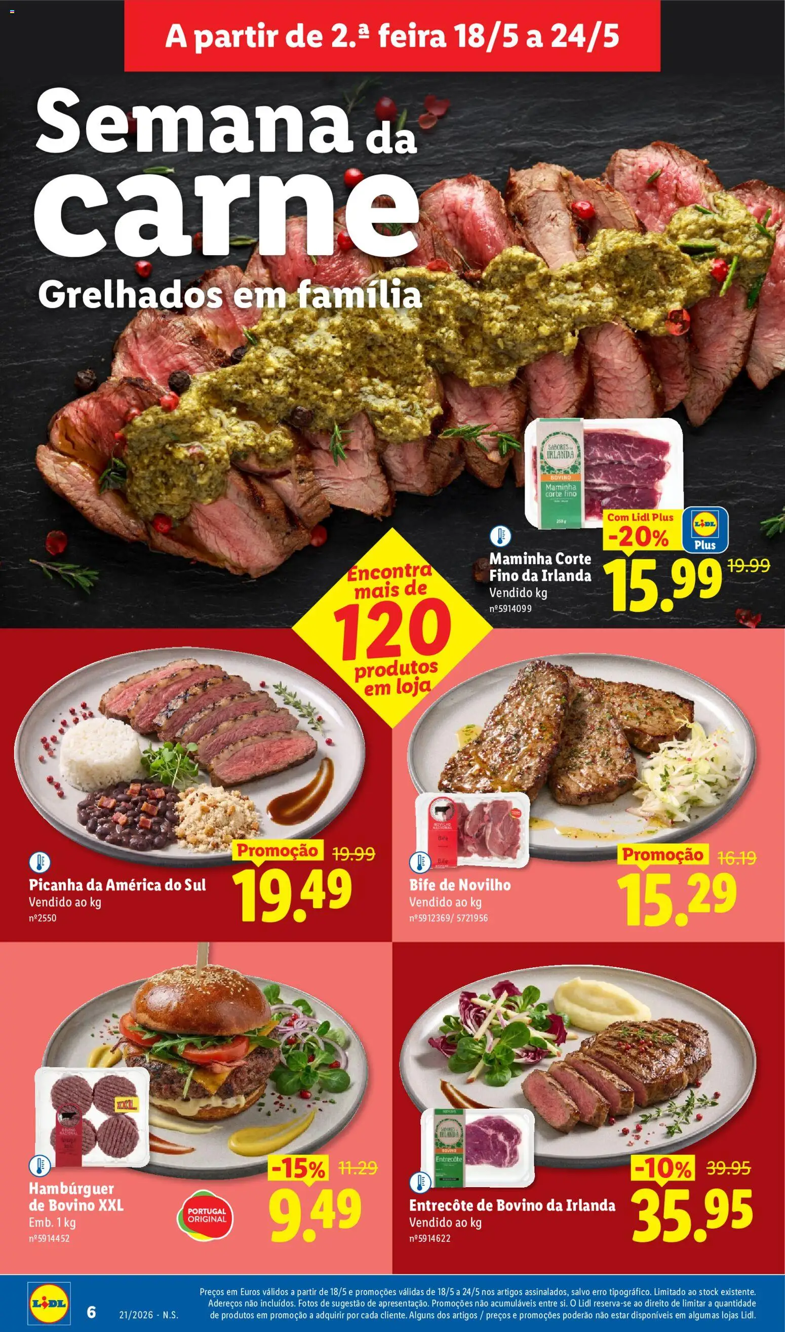 Lidl folheto | 18/05/2026 |  🎉 Como obter um desconto limitado? Poupe ainda hoje! | Portugal