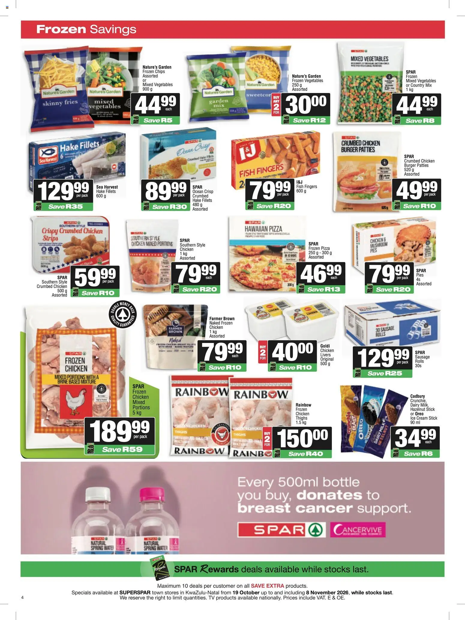 New Superspar catalogue – valid from 19/10/2026 | Page: 12 | Products: Oreo, Milk, Cream, Water
