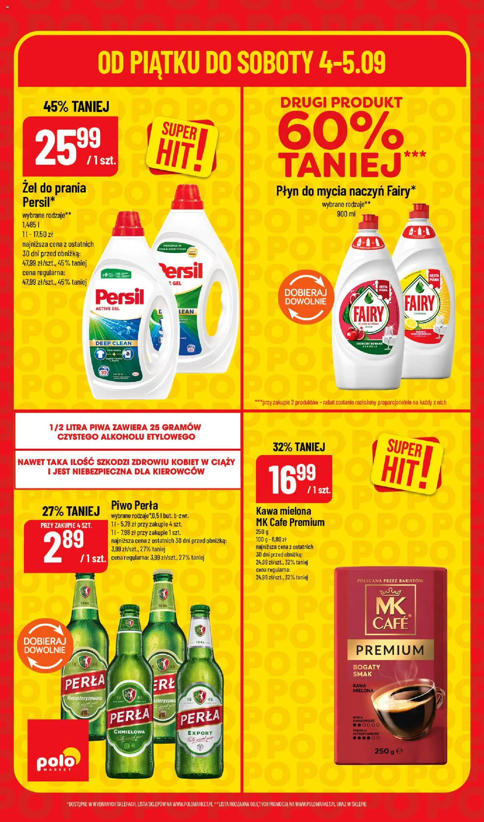 POLOmarket gazetka - Super Hity od 04.09.2026 | Strona: 6 | Produkty: Cytryna, Persil, Piwo, Żel do prania