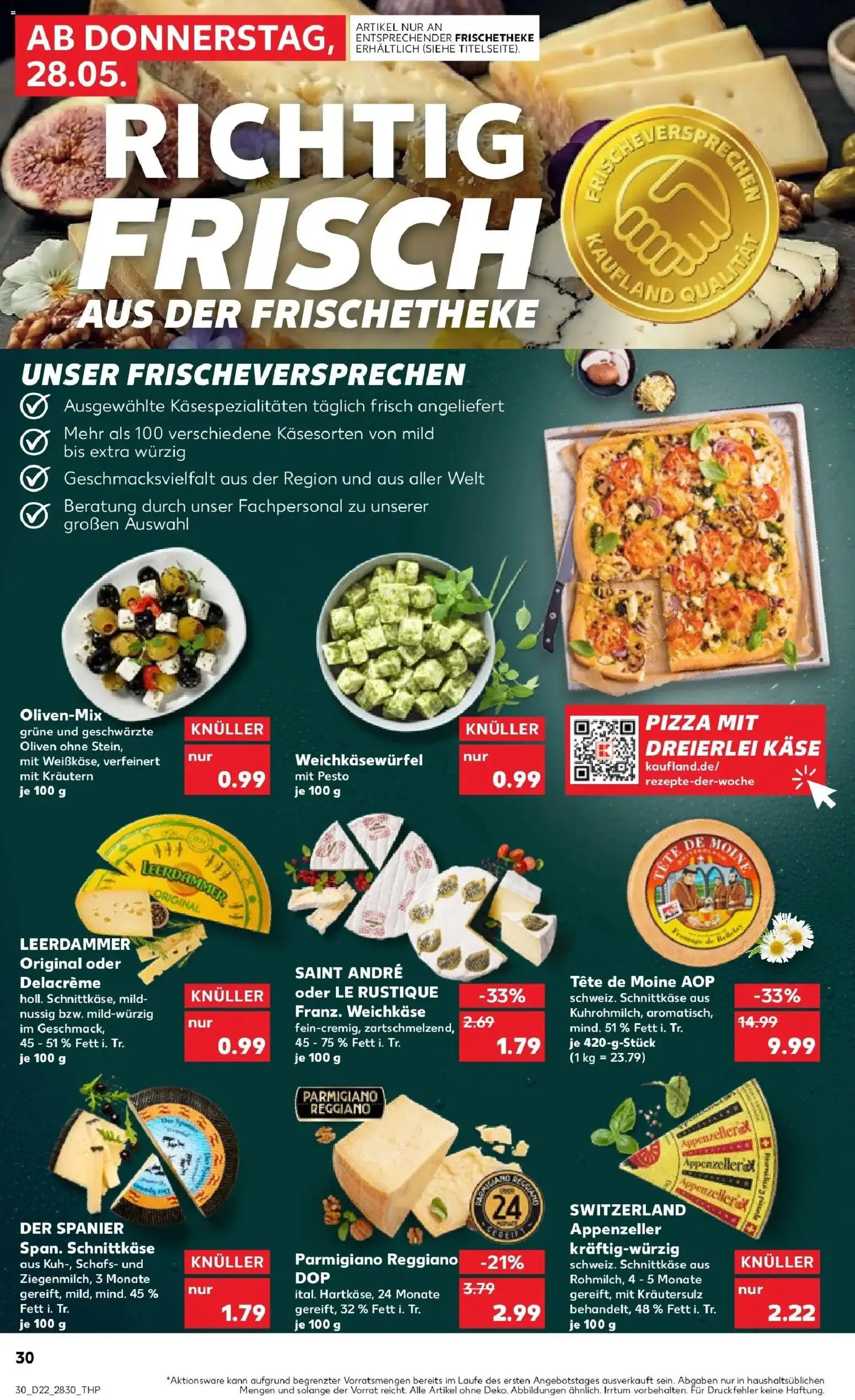 Kaufland Prospekt Quedlinburg – gültig ab 26.05.2026 | Seite: 35 | Produkte: Käse, Leerdammer, Pizza