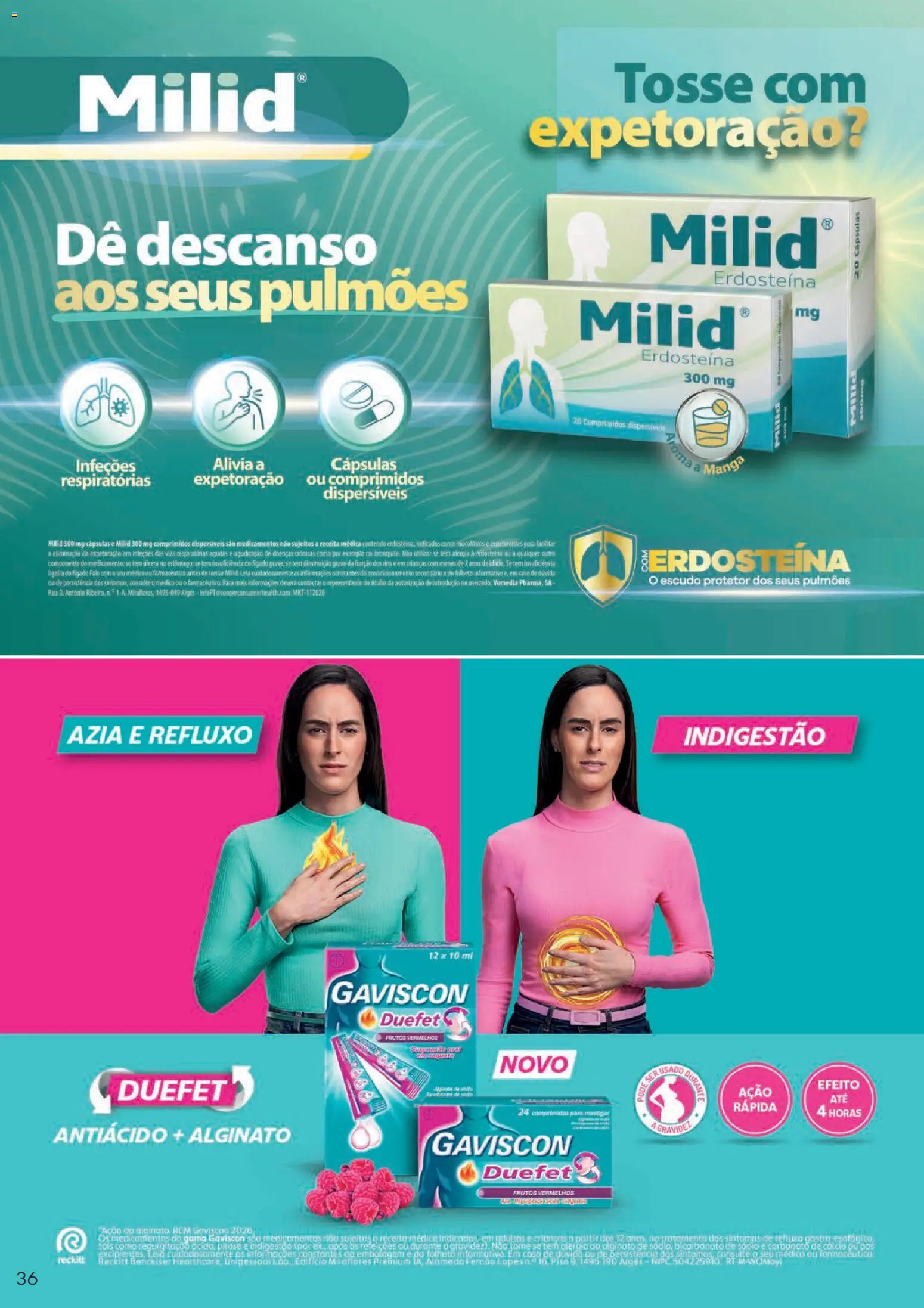 Well’s folheto │ válido de 27/10/2026 | Página: 36 | Produtos: Bicarbonato de sódio, Pato, Cálcio, Bicarbonato