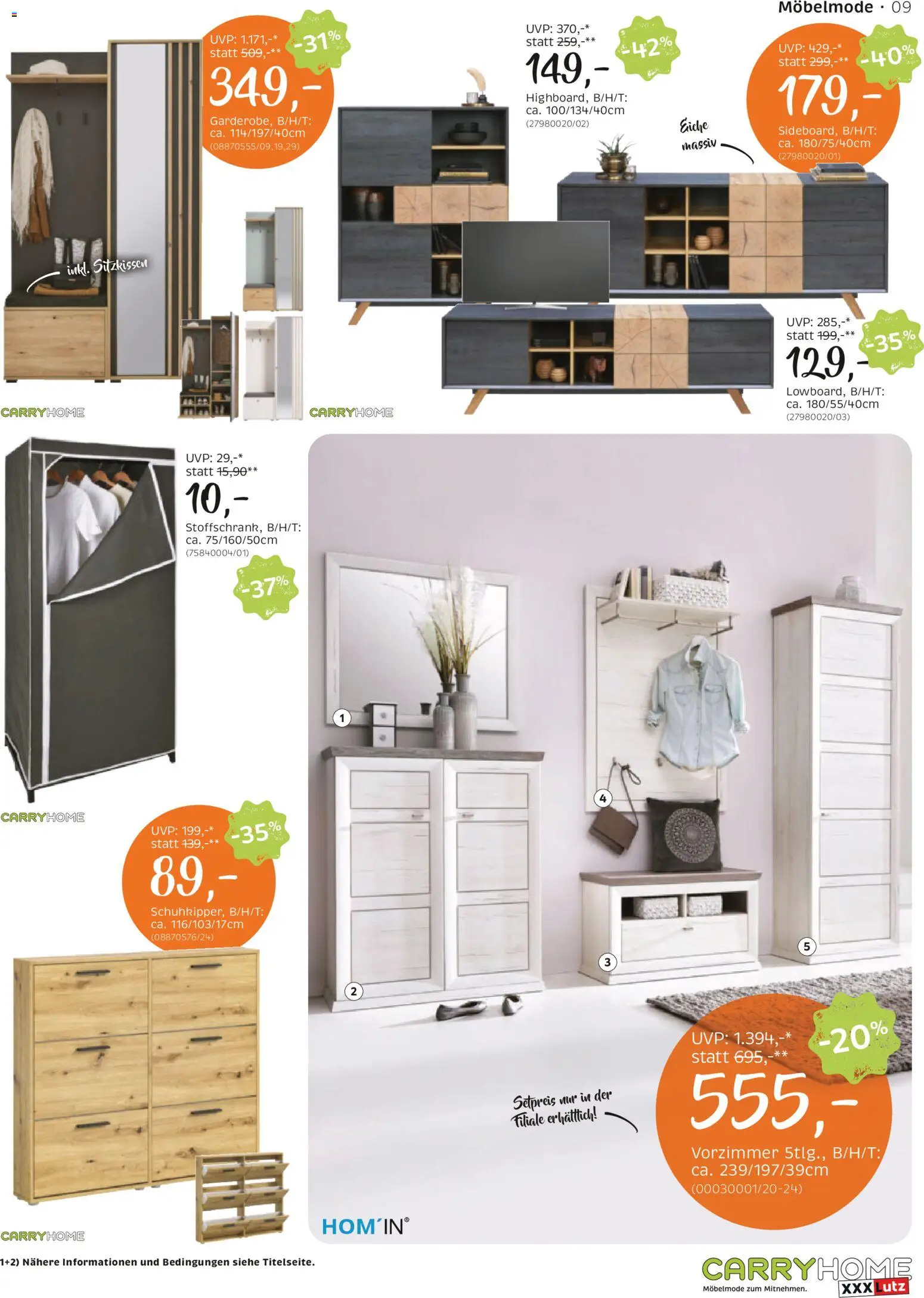 XXXLutz Carry Home gültig ab 01.09.2026 | Seite: 9