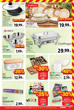 Plodine Katalog - Pregled kataloga iz trgovine Plodine, vrijedi od 14.10.2026 | Stranica: 57 | Proizvodi: Kruh, Šalica, Zdjela, Aluminijska folija