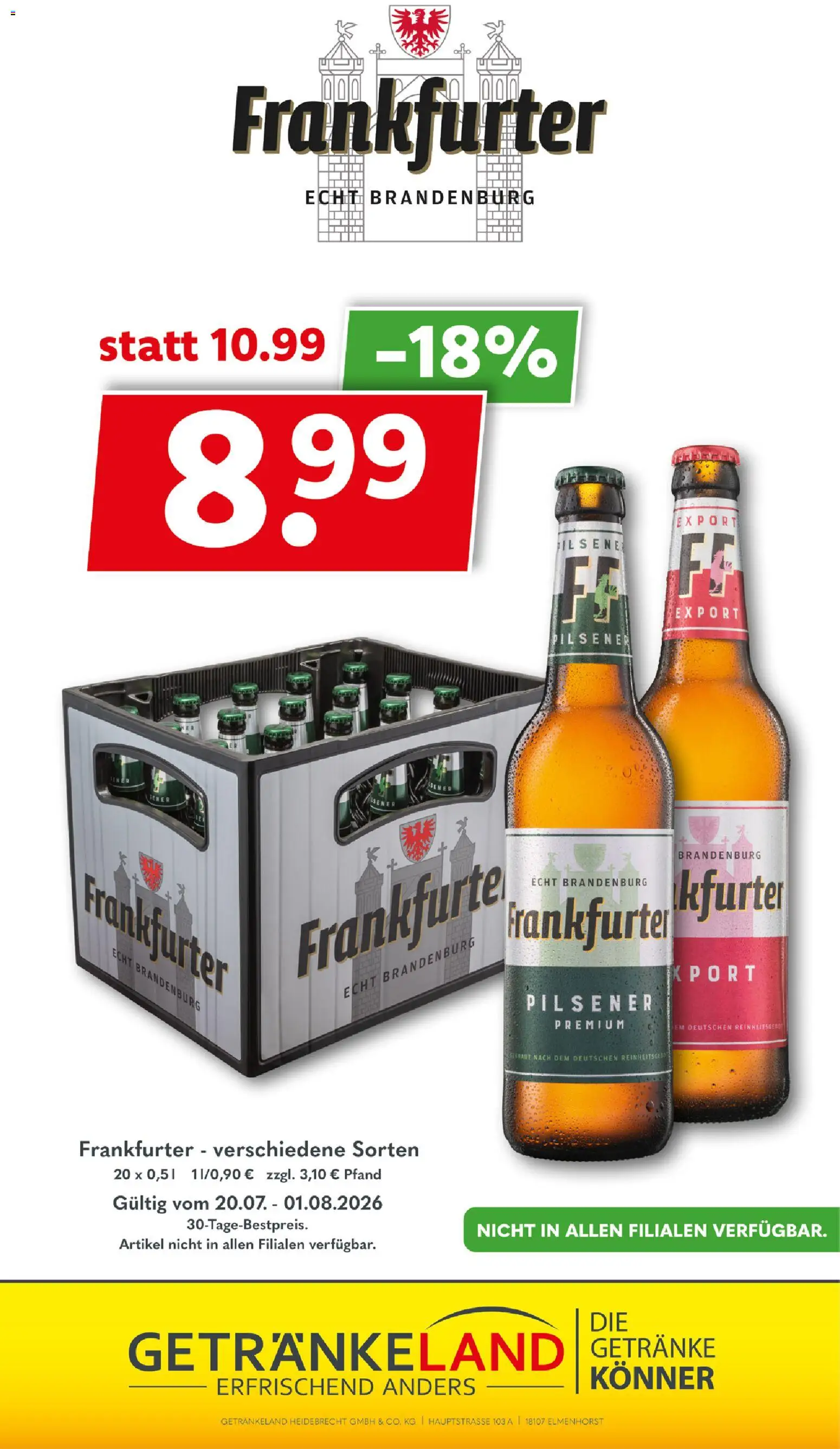 Getränkeland Prospekt – gültig ab 20.07.2026 | Seite: 9