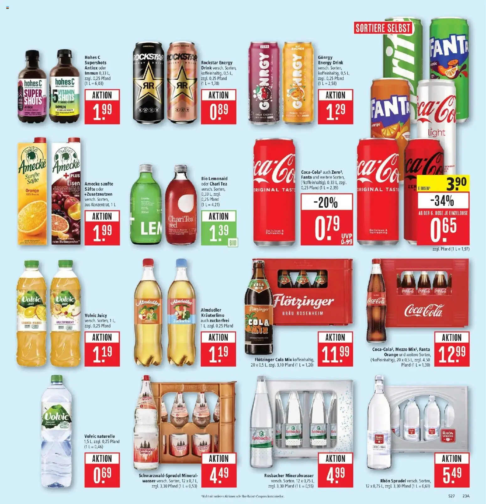 Marktkauf Prospekt Aschaffenburg (ab 14.09.2026) » Angebote online | Seite: 27 | Produkte: Fanta, Energy, Rockstar, Mineralwasser